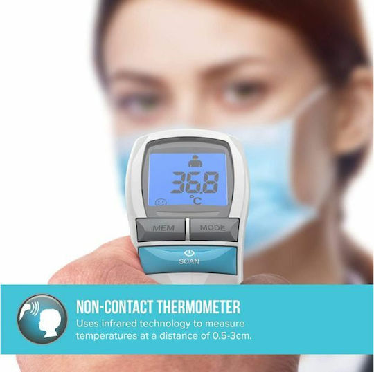 Homedics Υπέρυθρο Θερμόμετρο Μετώπου Κατάλληλο για Μωρά TE-200-EU