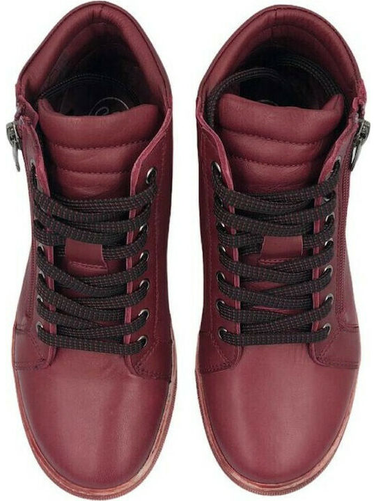 12808 Anatomical Boots Burgundy