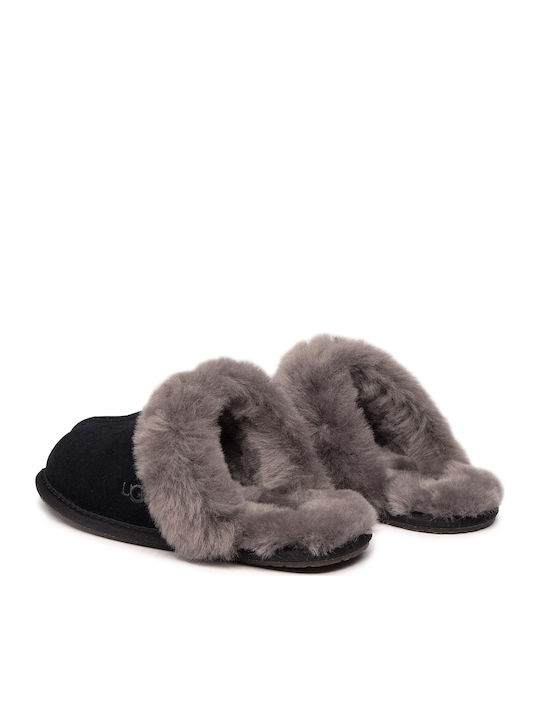 UGG Scuffette II Slippers with Fur Gray