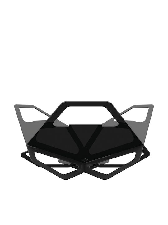 Kratki Fire / Pit FIRE/PIT Focar În aer liber din metal Negru 70.5x65.2x30cm