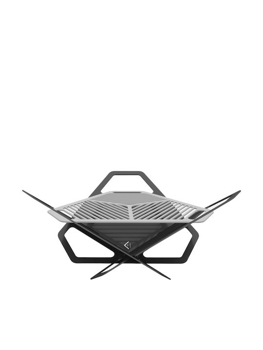 Kratki Fire / Pit FIRE/PIT Focar În aer liber din metal Negru 70.5x65.2x30cm
