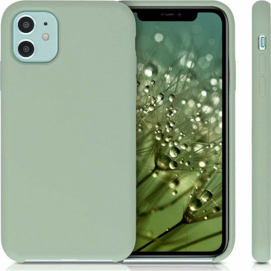 KWmobile TPU Soft Flexible Rubber Back Cover Silicone Green (iPhone 11)