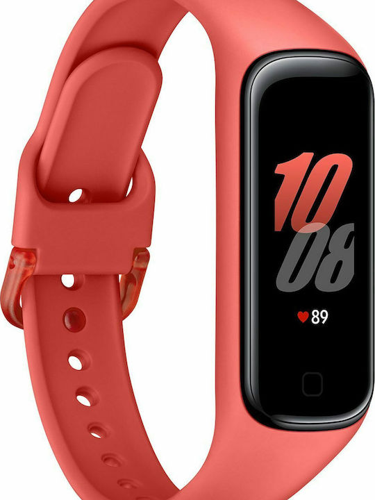Samsung Galaxy Fit 2 Activity Tracker with Heat Rate Monitor Waterproof Red