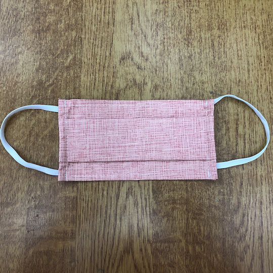 Melinen Cotton Double Face Mask Protective Mask Fabric Pink 2100030129 1pcs
