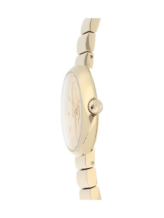 Furla Watch with Gold Metal Bracelet WW00005-MT0000-OR000