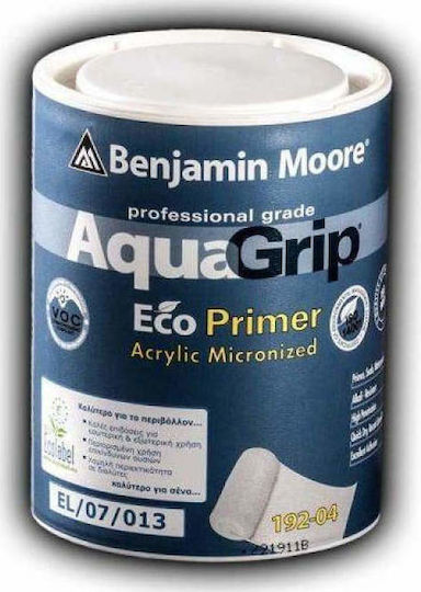 Benjamin Moore 192 Aquagrip Αστάρι Κατάλληλο για Δομικά Υλικά 3lt