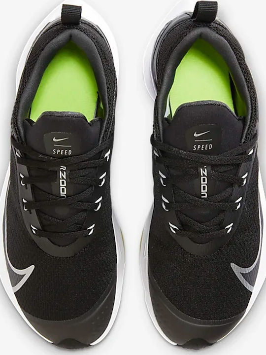 Air Zoom Speed Kids Sports Shoes Running with Laces Black