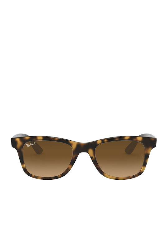 Ray Ban Γυαλιά Ηλίου Καφέ με Κοκκάλινο Σκελετό Ray Ban Γυαλιά Ηλίου Καφέ με Κοκκάλινο Σκελετό
