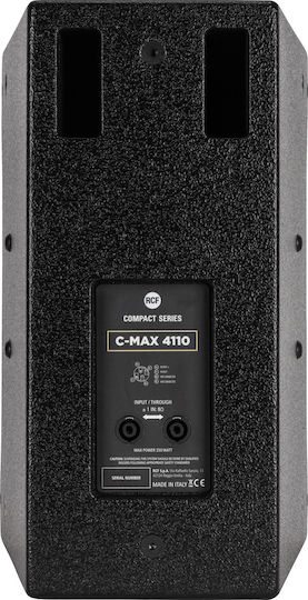 RCF C-MAX 4110 Παθητικό Ηχείο PA 350W με Woofer 10" 30.9x35x50εκ.