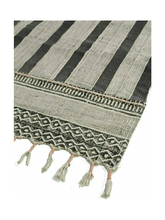 Royal Carpet Lotus Teppich Rechteckig Baumwolle mit Fransen 352 Grey