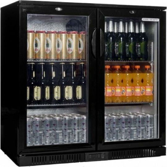 Tefcold Double Back Bar Refrigerator 191lt H87xW90xD52cm