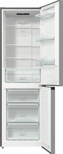 Gorenje Kühl-Gefrierkombination 300Es Total NoFrost H185xB60xT59.2cm. Inox NRK6191ES4