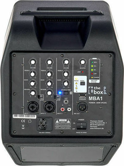 The Box Pro MBA1 Αυτοενισχυόμενο Ηχείο PA 150W με Woofer 8" 42.5x37.7x53.5εκ.
