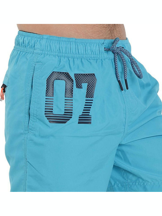 M D1 Herren Badebekleidung Shorts Hellblau