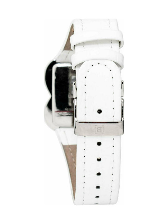 Laura Biagiotti Watch Chronograph with White Leather Strap LB0002L-07Z-2