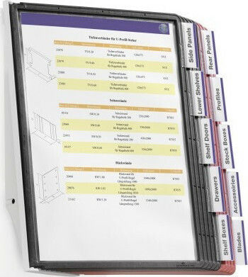Durable Display Stand Sherpa Wall 10 A4