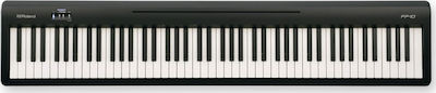 Roland Ηλεκτρικό Stage Πιάνο FP-10 Set με 88 Βαρυκεντρισμένα Πλήκτρα Ενσωματωμένα Ηχεία και Σύνδεση με Ακουστικά και Υπολογιστή Black