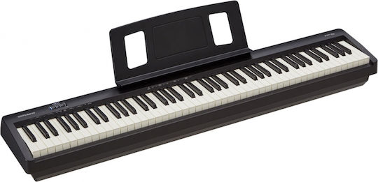 Roland Electric Stage Piano FP-10 Set with 88 Weighted Keys Built-in Speakers and Connection with Headphones and Computer Black