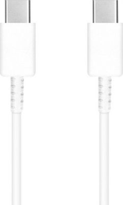 Samsung Data Cable Regular USB 2.0 Cable USB-C male - USB-C male Λευκό 1m Bulk (EP-DG977BWE)