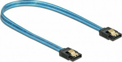 DeLock 7-Pin SATA III - 7-Pin SATA III Kabel 30cm Blau (82127)