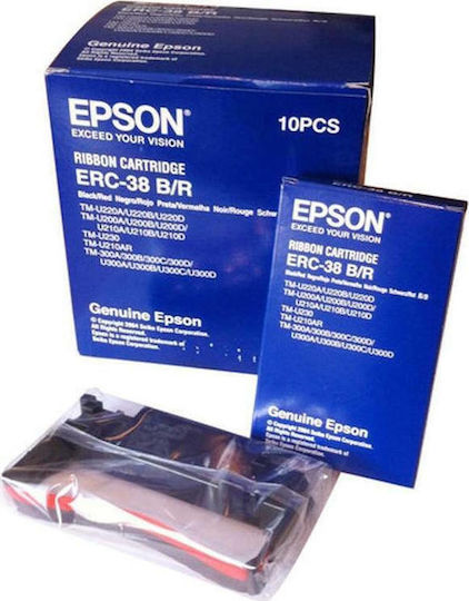 Epson ERC-38B B/R Original Ribbon TM300/U-300/210D/220/230 (C43S015376)