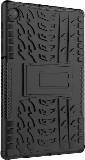 Armorlok Umschlag Rückseite Dauerhafte Schwarze Lenovo Tab M10 Plus 10.3"