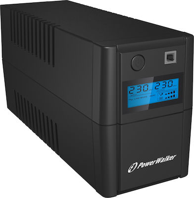 Powerwalker VI 850 SE LCD UPS Line-Interactive 850VA 480W cu 2 Schuko Prize