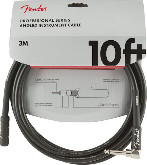 Fender Professional Cable 6.3mm male - 6.3mm male 3m (0990820025)