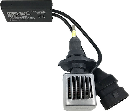 Mover Samsung Λάμπες Αυτοκινήτου Mover F3 HB3-9005 LED 6500K Ψυχρό Λευκό 26W 2τμχ