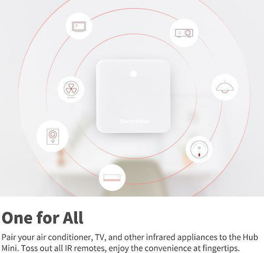 Switchbot Hub Mini Smart Hub Wi-Fi / IR Compatibil cu Google Home Alexa IFTTT și SmartThings