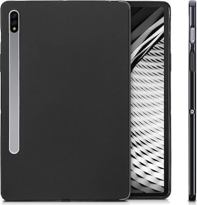 KWmobile Umschlag Rückseite Silikon Black Matte (Galaxy Tab S7) 52916.01