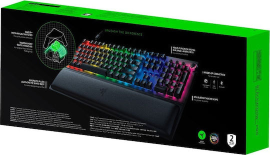 Razer BlackWidow V3 Pro Ασύρματο Gaming Μηχανικό Πληκτρολόγιο με Razer Green διακόπτες και RGB φωτισμό (Αγγλικό US)