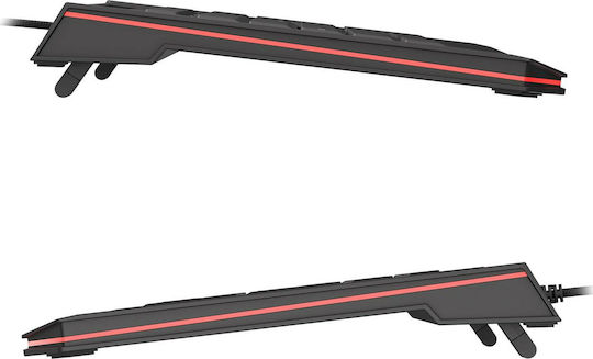 Genesis Lith 400 RGB Gaming Πληκτρολόγιο με RGB φωτισμό (Αγγλικό US)