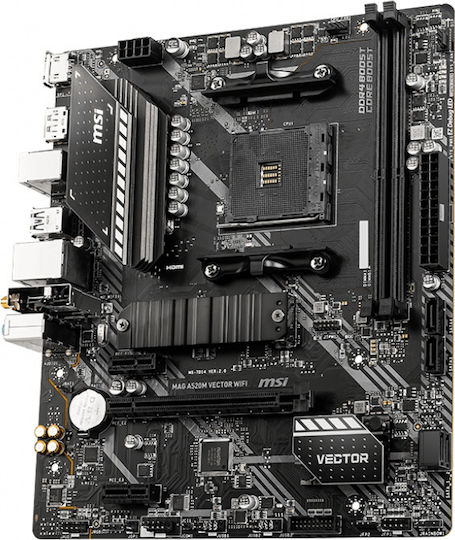 MSI A520M Vector WIFI Motherboard Micro ATX με AMD AM4 Socket 7D14-008R