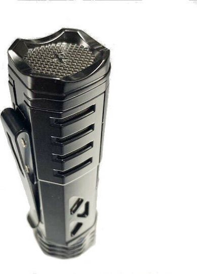 Xikar Tactical 1 Αντιανεμικός Αναπτήρας Φλόγας Τύπου Jet σε Γκρι χρώμα