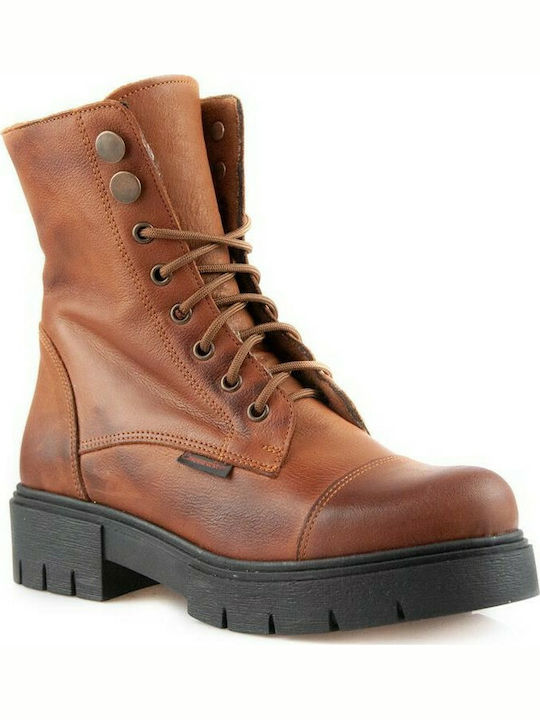 Commanchero Original Leder Damen Knöchelstiefel Tabac Braun