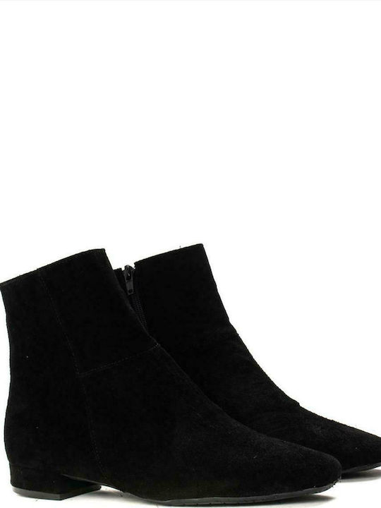 Women's Leather Boots ZAKRO COLLECTION 6712-3780 BLACK BLACK BLACK