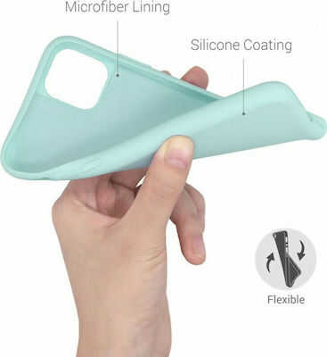 KWmobile Rubberized TPU Silicone Back Cover Green (iPhone 11)