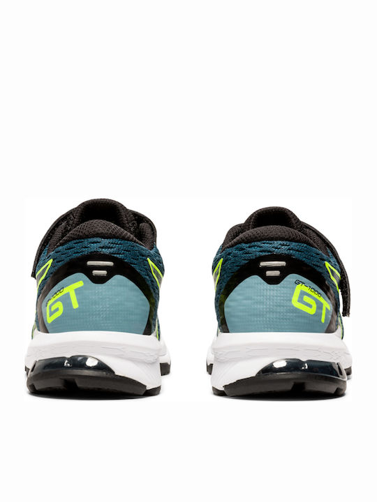 Gt 1000 9 PS Kids Sports Shoes Running with Hoop & Loop Closure Green