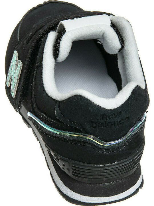 Kinder Sneakers mit Klettverschluss Schwarz
