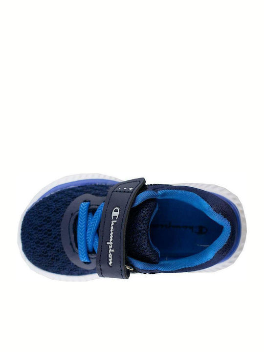 Softy Mesh TD Αθλητικά Παιδικά Παπούτσια Running με Σκρατς Navy Μπλε