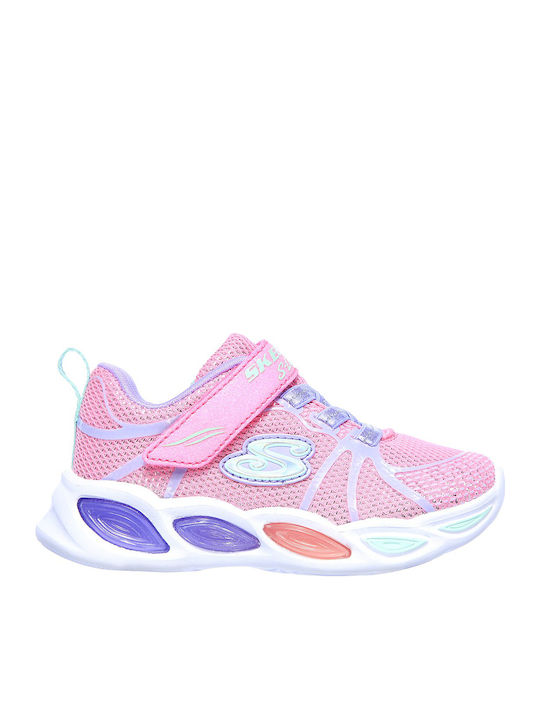 Skechers Kids Sneakers Shimmer Beams with Lights Pink