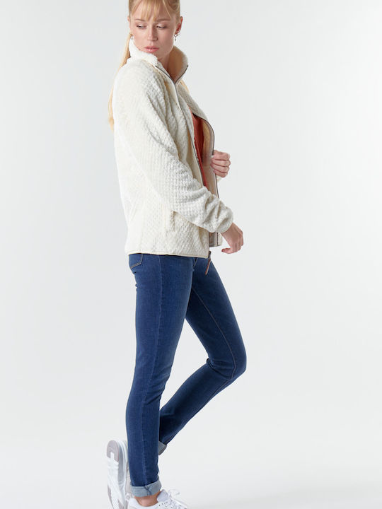 Fire Side II Women's Athletic Cardigan White