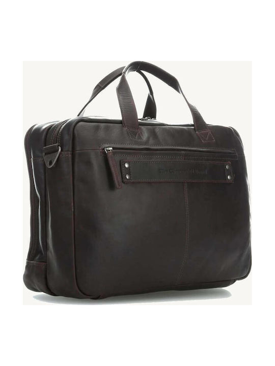 The Chesterfield Brand Ryan Leather Men's Briefcase In Brown Colour