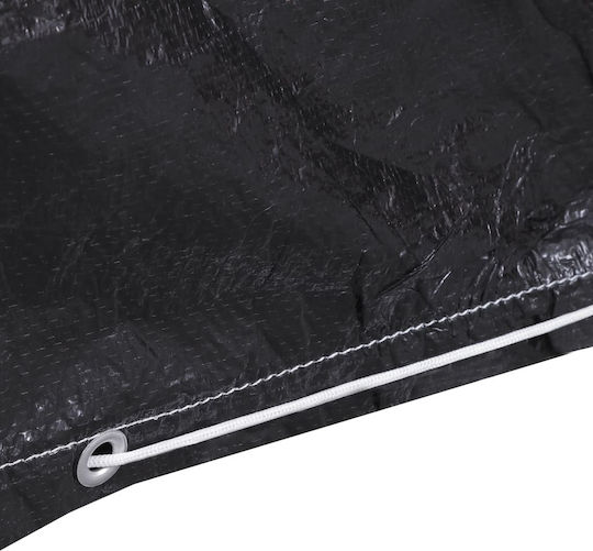 vidaXL Outdoor Furniture Cover Sofa 180x80x125cm in Black Color