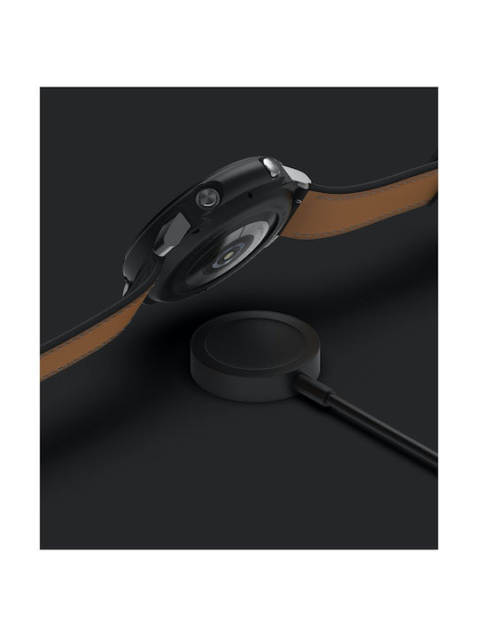 Ringke Air Sports & Bezel Styling Silicone Case in Black color for Galaxy Watch 3 45mm