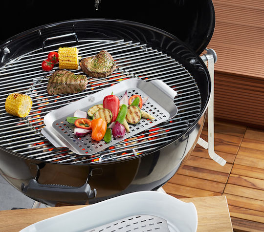 Gefu Grill Cooking Utensil Baking Plate Perforated 33x19x2.5cm