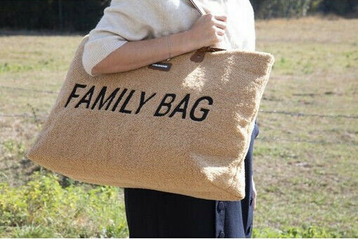 Childhome Τσάντα-Αλλαξιέρα Ώμου/Χειρός Family Teddy Beige 55x18x40εκ.
