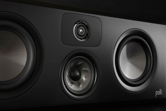 Polk Audio L400 Ηχείο Hi-Fi Κεντρικό 300W 3 Δρόμων Π66xΒ34.1xΥ24εκ. Μαύρο