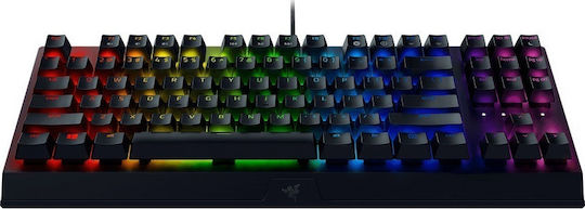 Razer BlackWidow V3 TKL Gaming Mechanische Tastatur Tenkeyless mit Razer Grün Schaltern und RGB-Beleuchtung (Griechisch)
